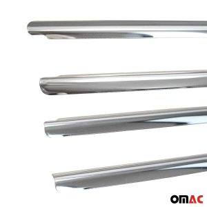 Volkswagen Jetta Window Trim - Omac - S.Steel - Gloss Silver - 2011